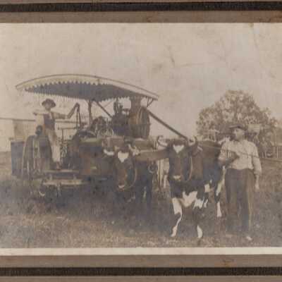 David H. McLean and Ross Allen on Farm