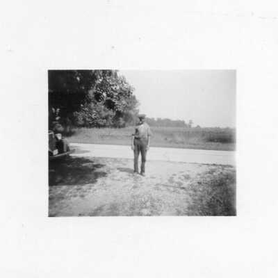 Portrait of Man by Road