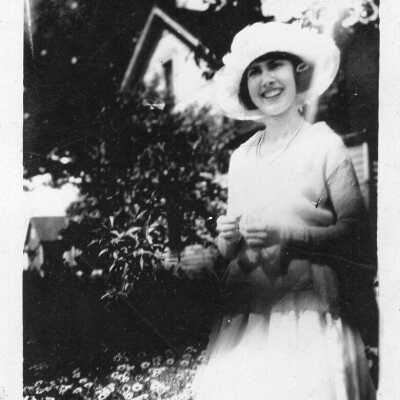 Portrait of Woman in Garden