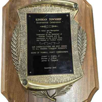 Bicentennial Celebration Plaque, 2002