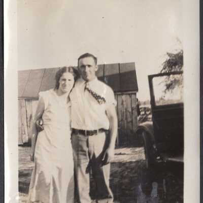Couple Beside Automobile