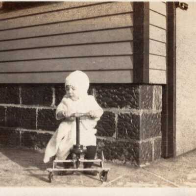 Baby On Scooter