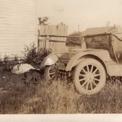 Automobile In Yard