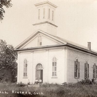 Kinsman Town Hall, 1870