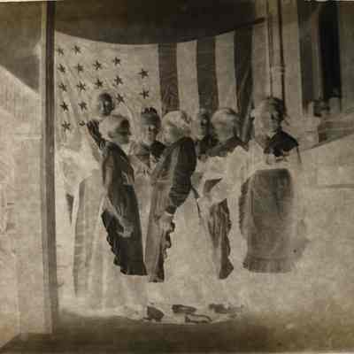 Ladies with Flag