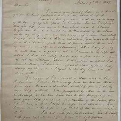 Henry Clay Letter, 1847