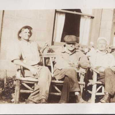 Men on Bench