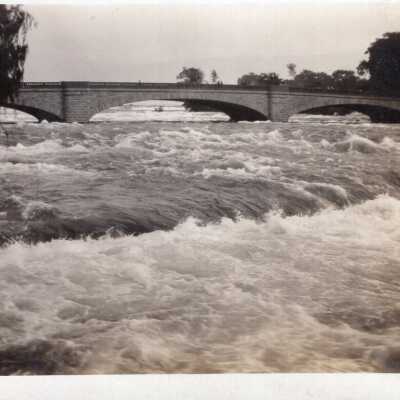 Bridge Over Rushing Water