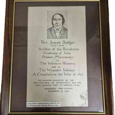 Rev. Joseph Badger