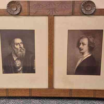 Portraits of Van Dyke and Titian