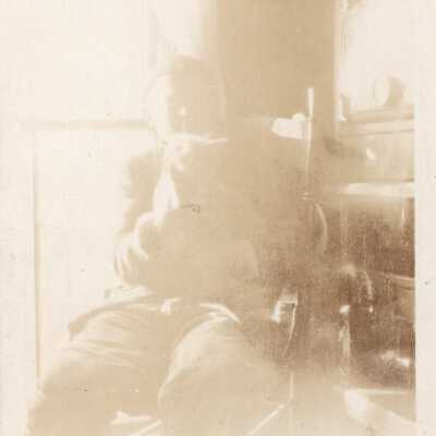 Boy with Cat