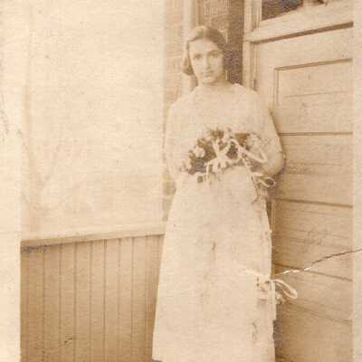 Woman with Flowers
