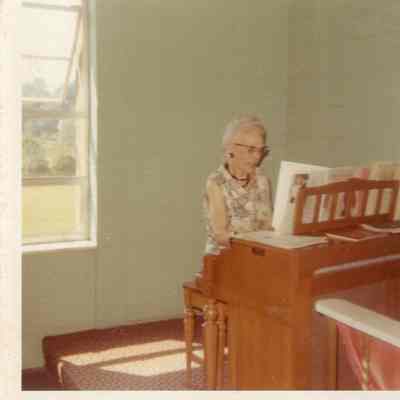 Elsie Milne At The Piano