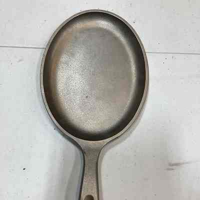 Oval Skillet nickel plated prototype OS