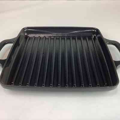 Black USA Enamel Grill Pan (prototype)