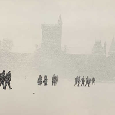 Winter: Campus Blizzard