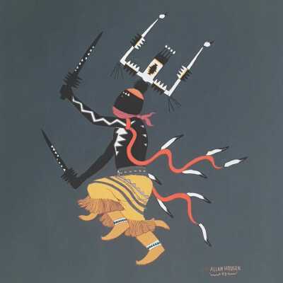 Untitled (Apache Mountain Spirit Dancer)