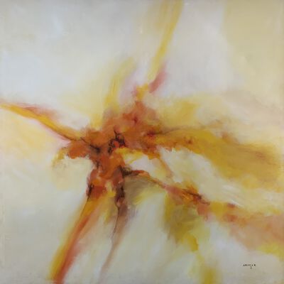 Orange Sunburst