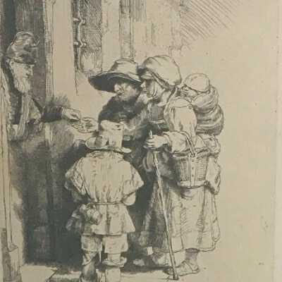 Beggars Receiving Alms at the Door of the House
