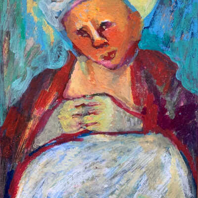 Untitled (Woman In a Red Blouse)