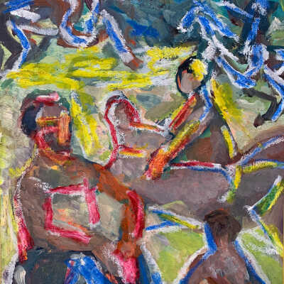 Untitled (Figures On Horseback)