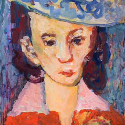 Untitled (Woman In An Orange Blouse)