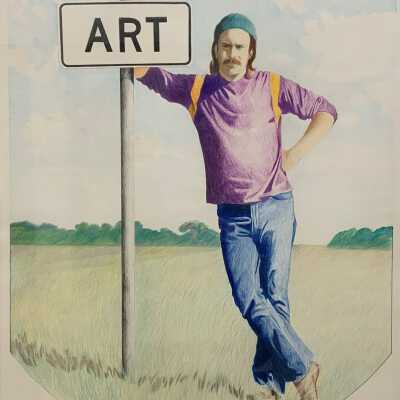 Self-Portrait With Art