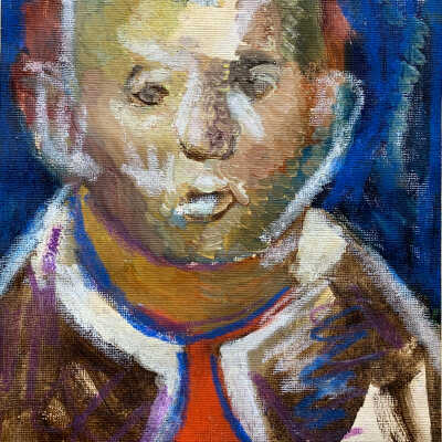 Untitled (Boy With an Orange Shirt)
