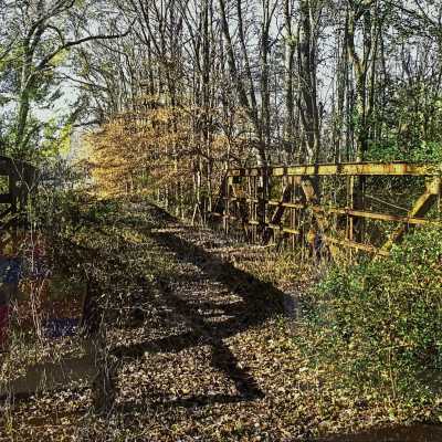 Abandoned Bridge, Old US 80, near Hallsville, Texas, December 12, 2008
