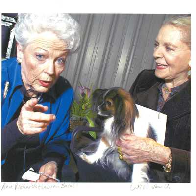Ann Richards and Lauren Bacall