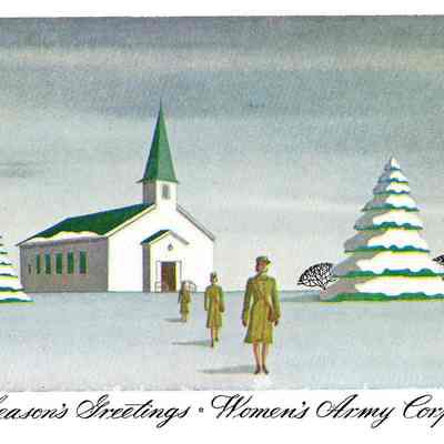 WAC Season Greetings Postcard