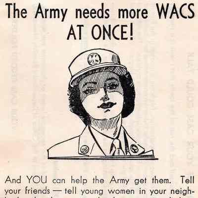 WAC Enlistment Ad