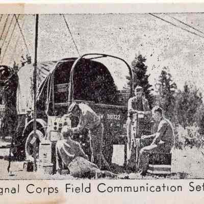 Photo lot, Signal Corps