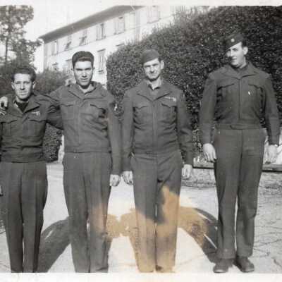 WWII Photo Of Four Men In Ike's Jackets