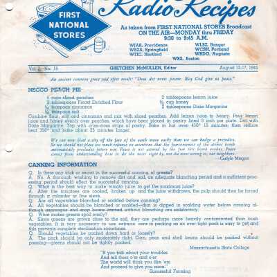 Radio Recipes Vol2-No.16