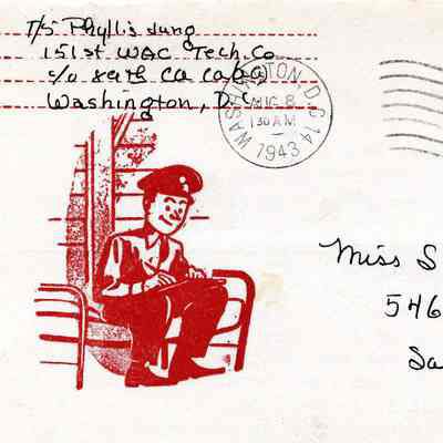 Correspondence, WAC Phyllis Juno
