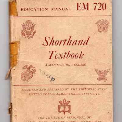Manual, EM720 Shorthand Textbook