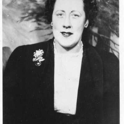 WWII Portrait Photograph of a woman