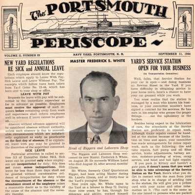 The Portsmouth Periscope from September 11 1943