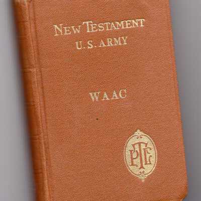 New Testament owned by a WAAC