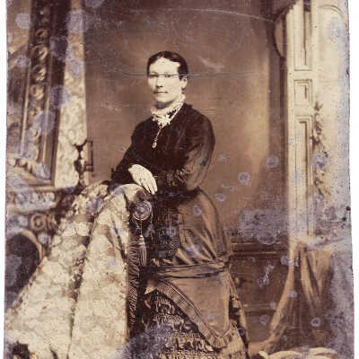 Tintype of Victorian Woman
