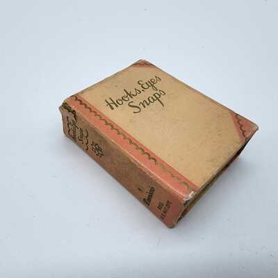 Hooks, Eyes and Snaps Box