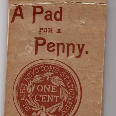 A Pad for a Penny Notepad