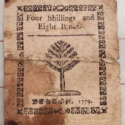 1779 Paper Shilling