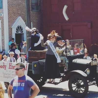 2017 Willimantic CT Boombox Day Parade: 07/06/2017 Willimantic Boombox Day Parade celebration of Independence Day saw the 1919 Ford Model TT as a representation of the women's suffrage movement