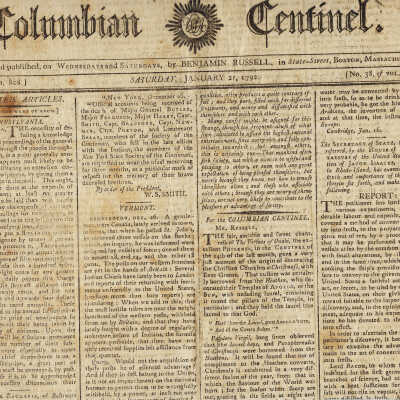 1792 Newspaper