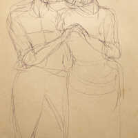 Untitled (Study of Man and Woman)