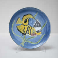 Untitled Plate (23) - Angelfish