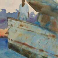 Man On Boat