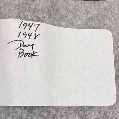 Day Book #1 1947-1948